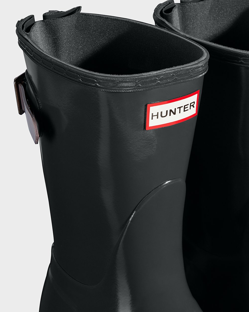 Botas De Cortas Original Back Adjustable Gloss Hunter Mujer - Verdes Oscuro/Morados - 806713NKW